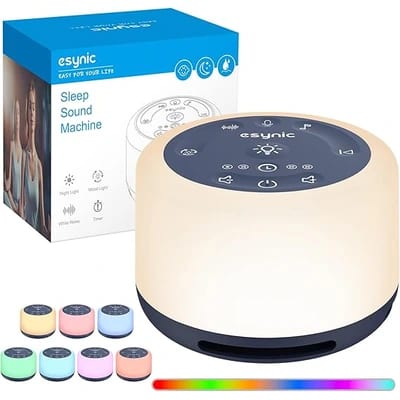 eSynic máquina de ruido blanco portátil para bebés