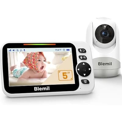 Blemil Monitor para bebés con pantalla de 5 pulgadas