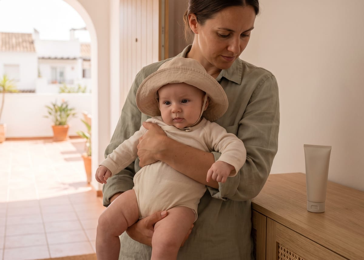Crema solar para bebés: ¿a partir de qué edad?