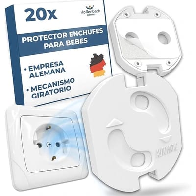Hoffenbach protectores de enchufes con giro