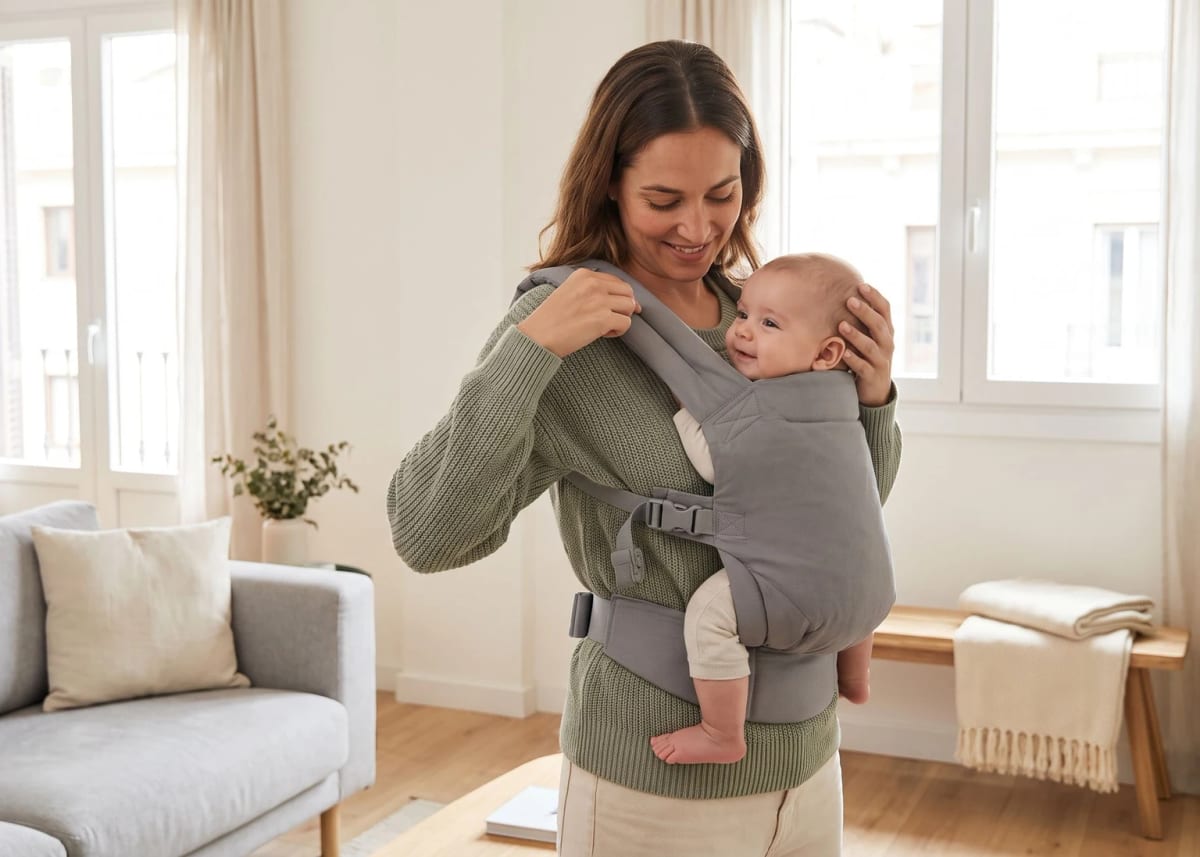 Cómo elegir un portabebés ergonómico para tu bebé