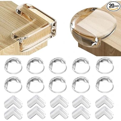 KIHONI protectores transparentes para esquinas y bordes